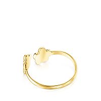 Открытое кольцо TOUS Fragile Nature из золота с бриллиатом и рубином