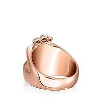 Кольцо TOUS Real Sisy из розового вермеля и шпинелями