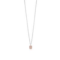 Ожерелье TOUS Color из серебра с розовым кварцем