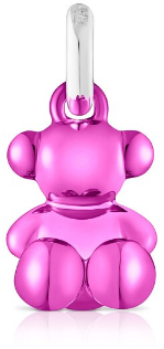 Подвеска TOUS Bold Bear из стали с розовым покрытием