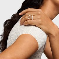 Кольцо New Silueta из серебра с жемчугом