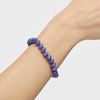 Браслет Hold Oval из вермеля с голубым кварцем