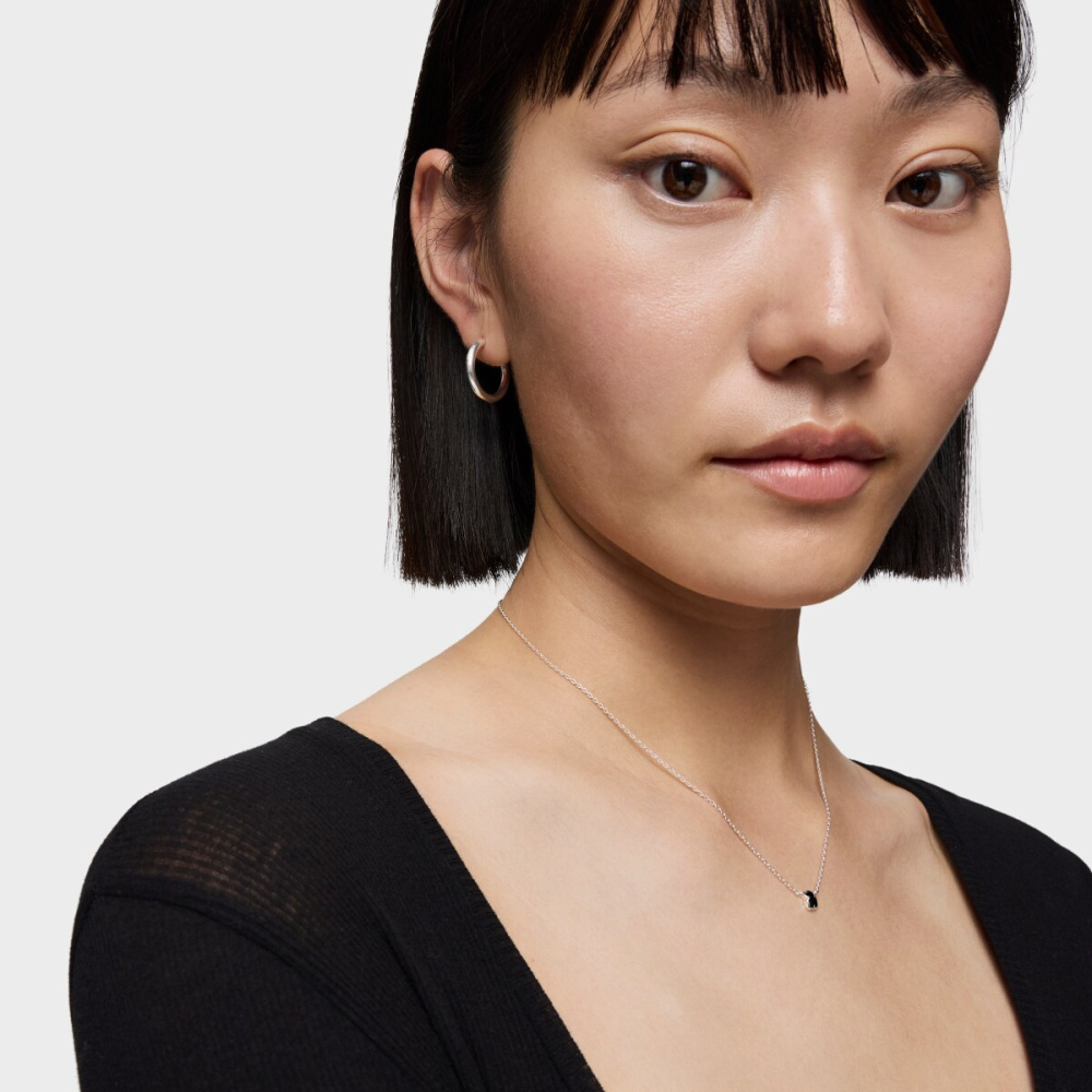 Колье Icon Color из серебра с ониксом фото 5