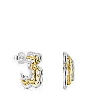 Серьги Bickie из вермеля и серебра