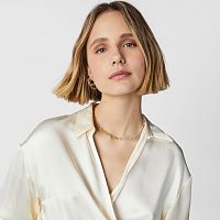 Колье из серебра и вермеля