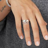Сет колец Ring Mix из серебра со шпинелью 