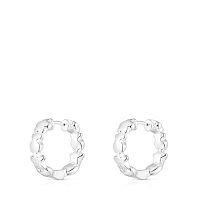 Серьги-кольца из серебра