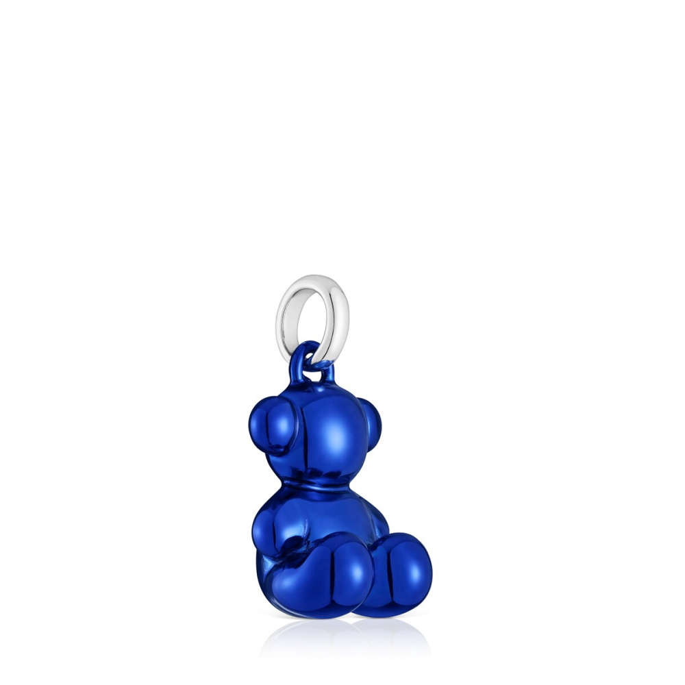 Кулон Bold Bear из стали с синим покрытием фото 3
