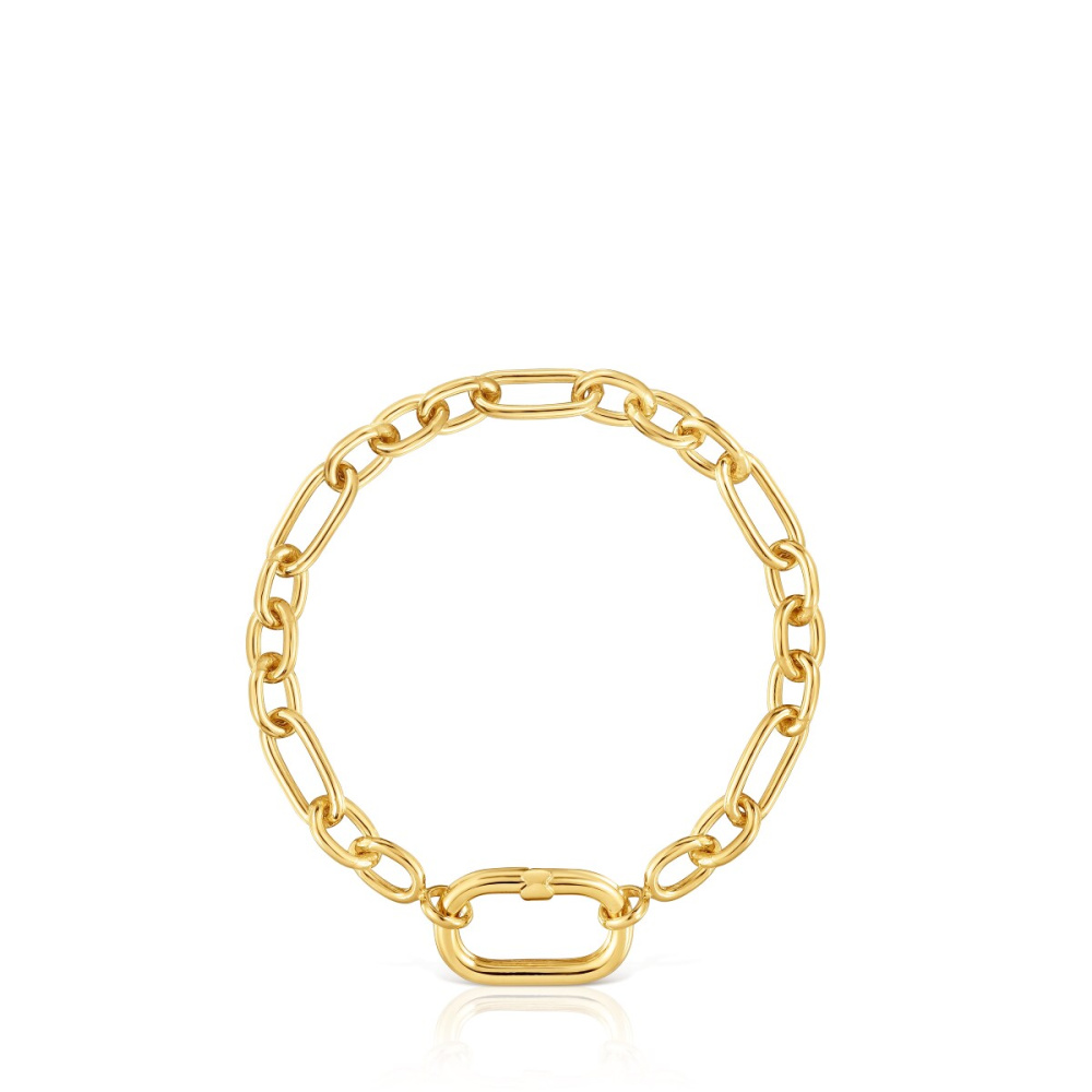 Браслет Hold Oval из вермеля фото 3