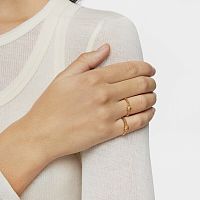 Кольцо Bold Motif из вермеля