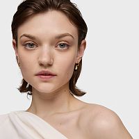 Серьги-кольца из вермеля