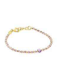 Браслет Basics Colors из вермеля с аметистом