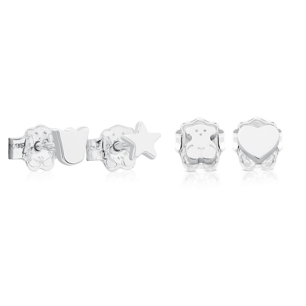 Набор серег Basics из серебра