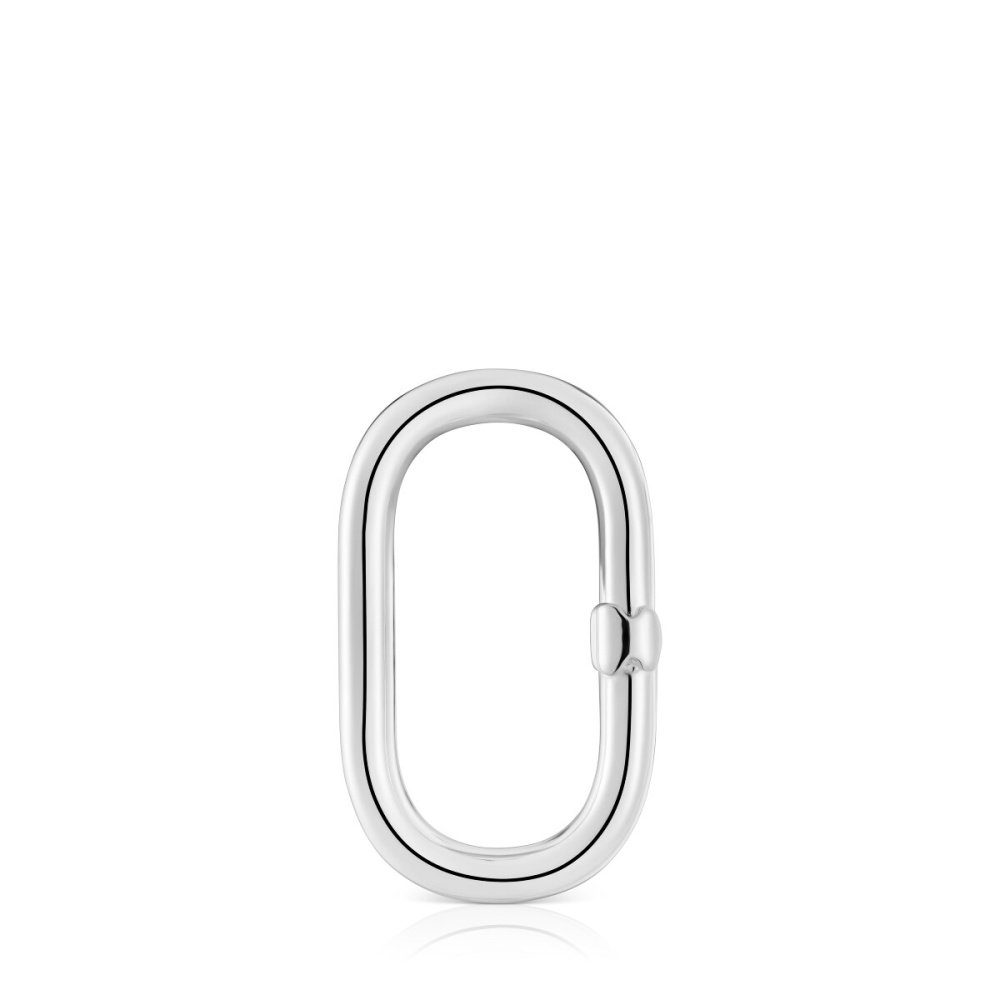 Соединительное кольцо Hold Oval из серебра фото 2