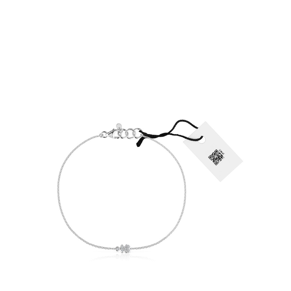 Браслет Grain из белого золота с бриллиантами фото 6