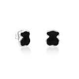 Серьги New Color из серебра с ониксом