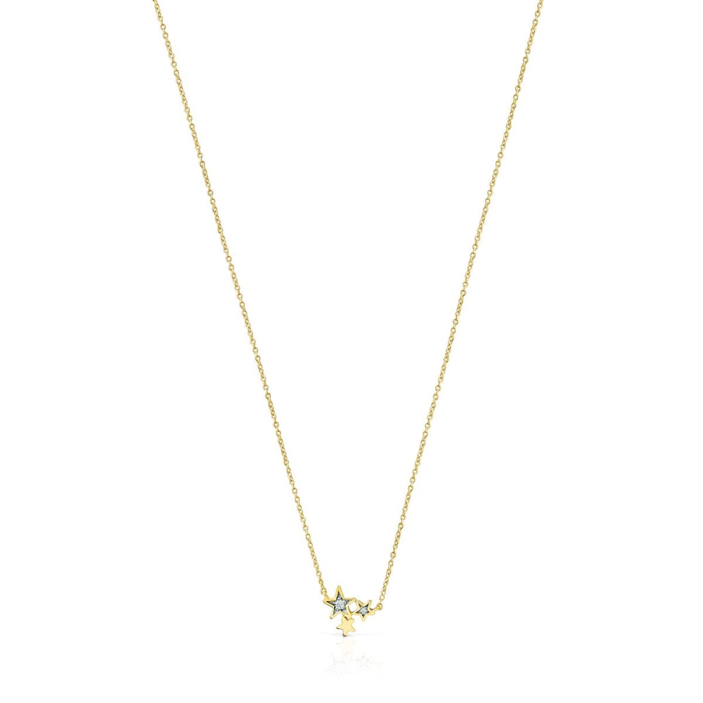 Колье Teddy Bear Stars из золота с бриллиантами фото 2