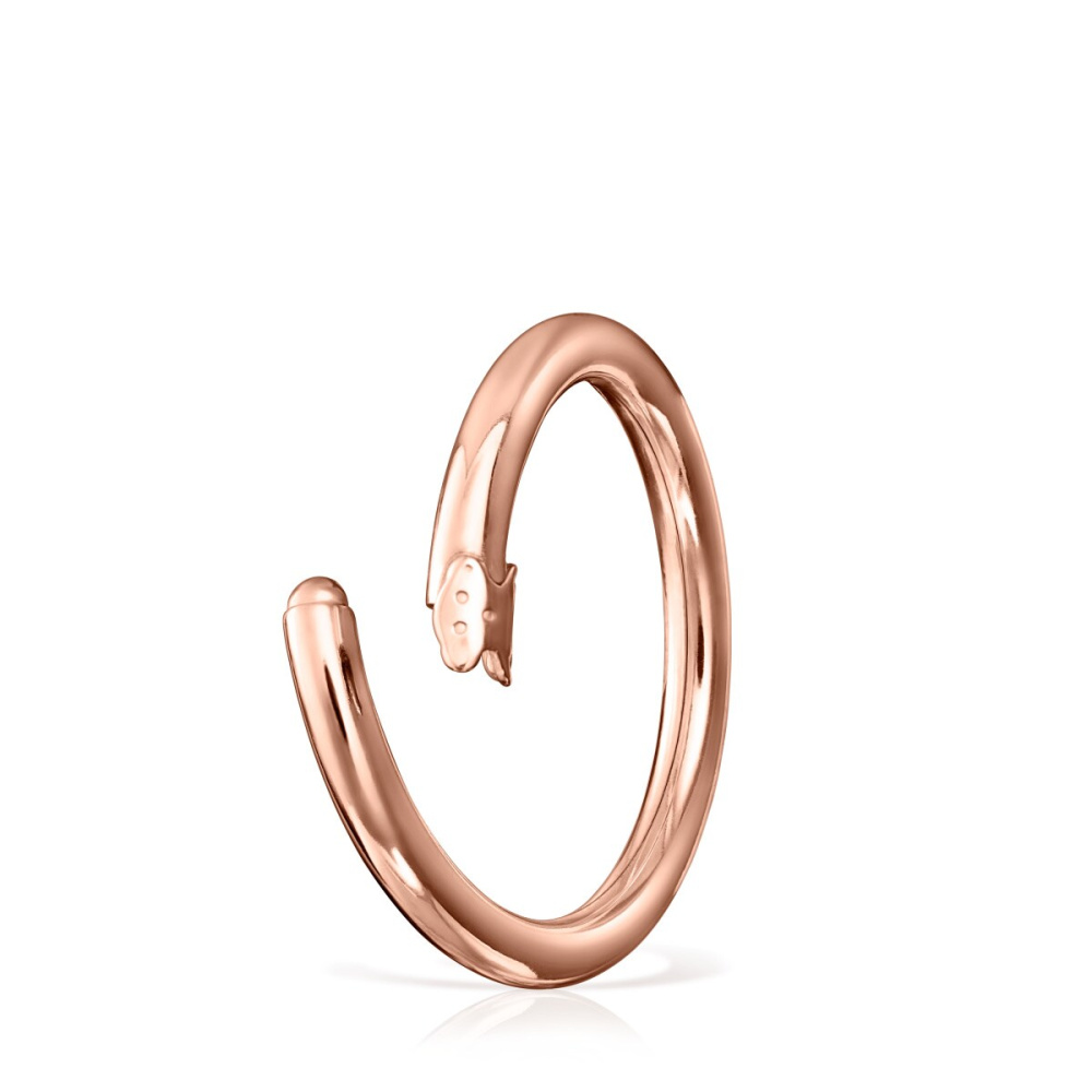 Крупное кольцо TOUS Hold из розового серебра Vermeil фото 3
