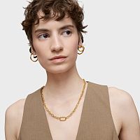  Колье Hold Oval из вермеля