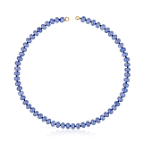 Ожерелье с голубым кварцем