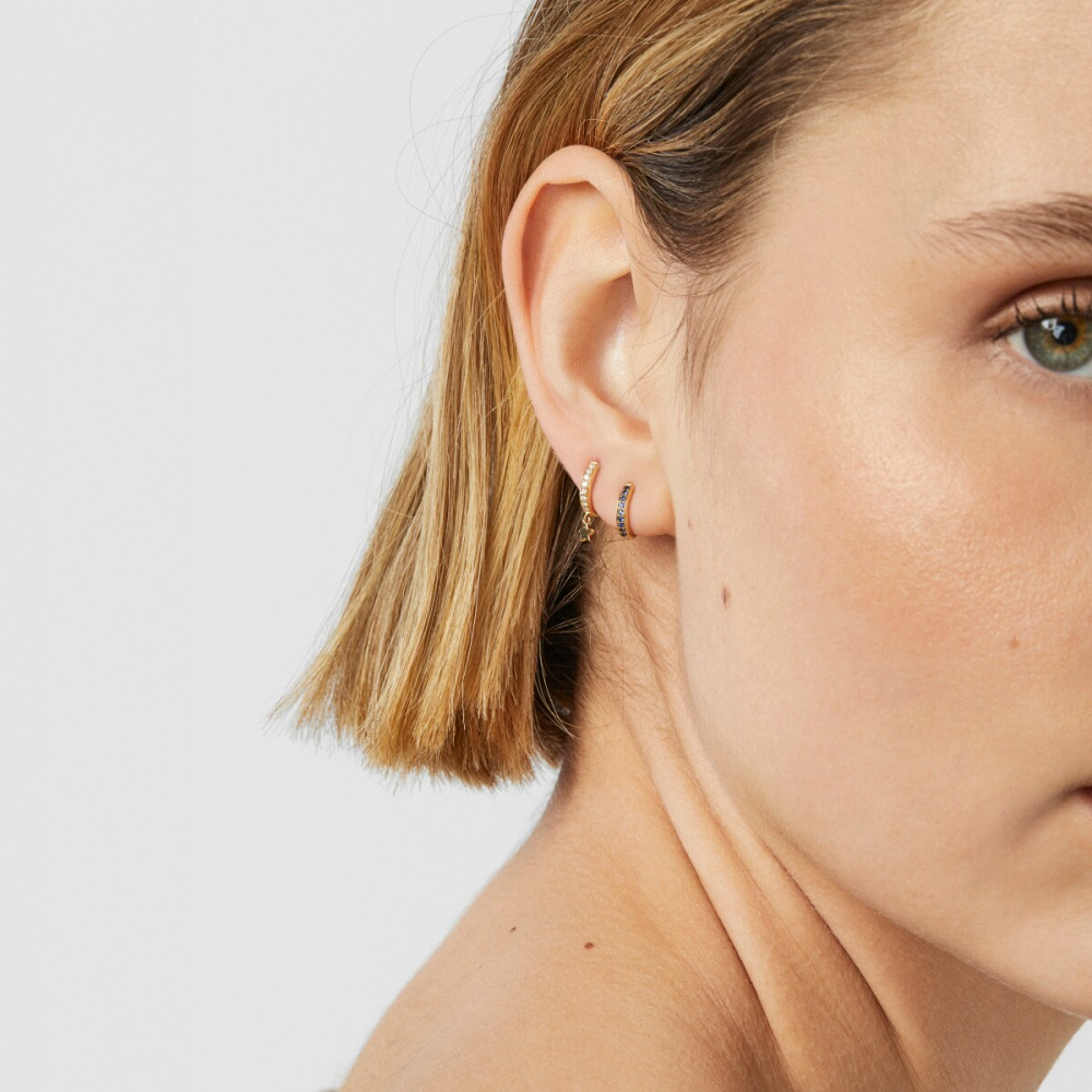 Серьга Basics из золота  фото 6