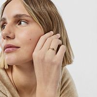 Кольцо Good Vibes из золота с бриллиантами