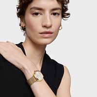 Часы Karat Round Mesh из стали с IPG-покрытием