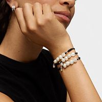 Браслет из серебра с жемчугом