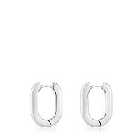 Серьги-кольца из серебра