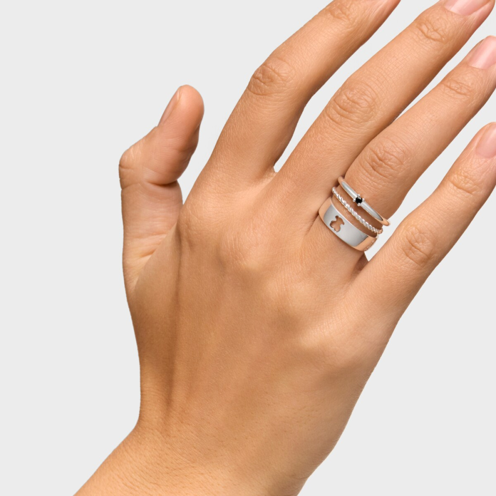 Набор колец из серебра со шпинелью фото 7