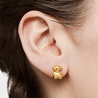 Серьги Bold Bear из вермеля