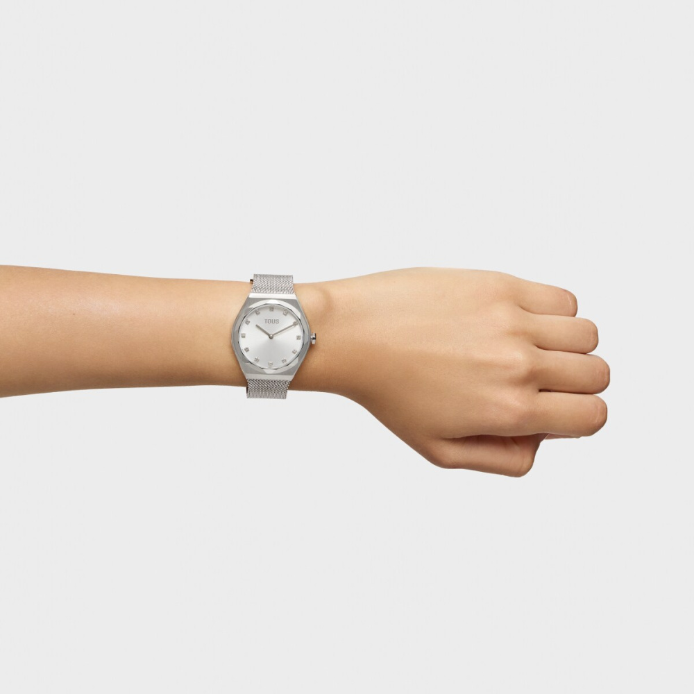 Часы Karat Round Mesh из стали фото 8