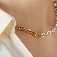 Колье из серебра и вермеля