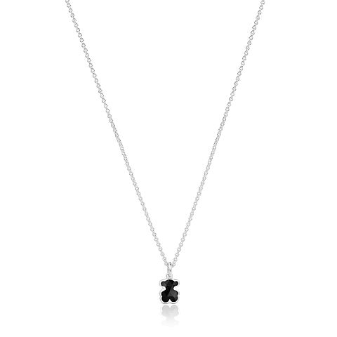 Колье Icon Color из серебра с ониксом