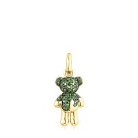 Кулон Teddy Bear Splash из вермеля с хромдиопсидом