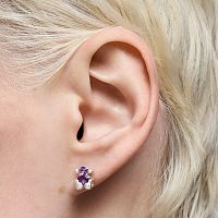 Серьги из серебра