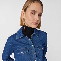 Серьги Glaring из вермеля с ониксом и цирконием