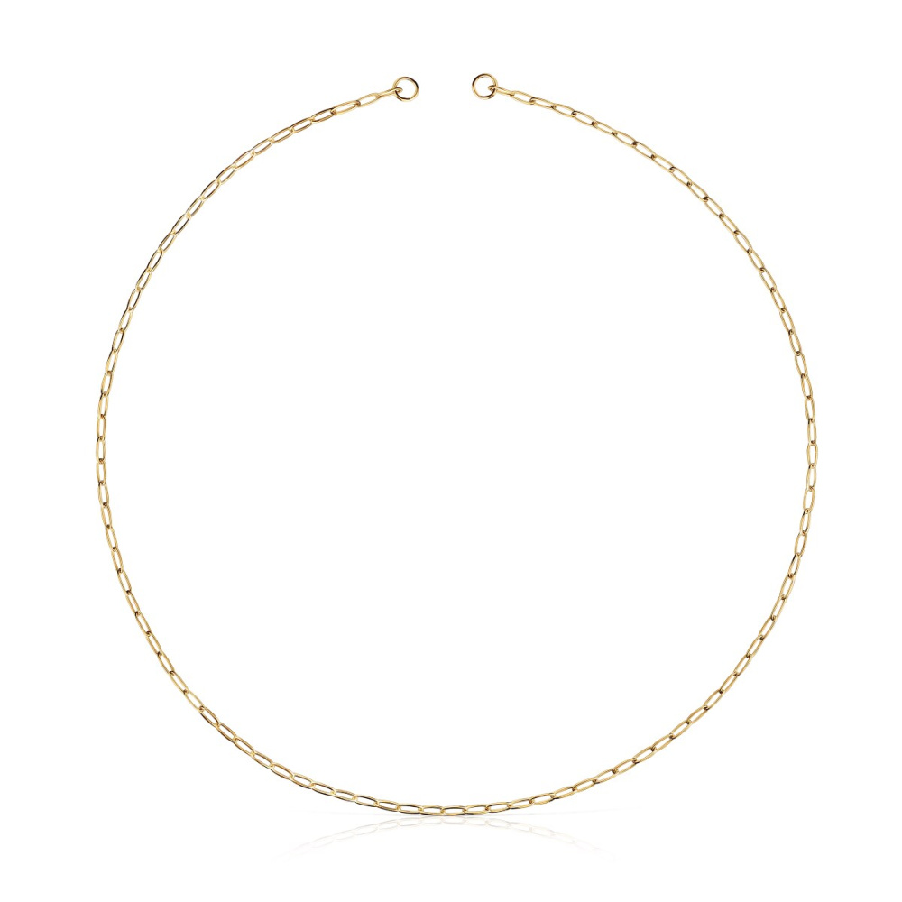 Колье Hold Oval из вермеля фото 2