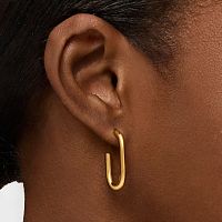 Серьги Basics из вермеля