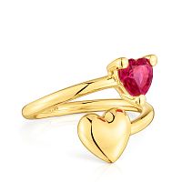Кольцо Garden Of Love LGG из вермеля с рубином