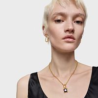 Кулон Color Black из вермеля с ониксом