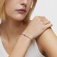 Браслет Basics Colors из вермеля с аметистом