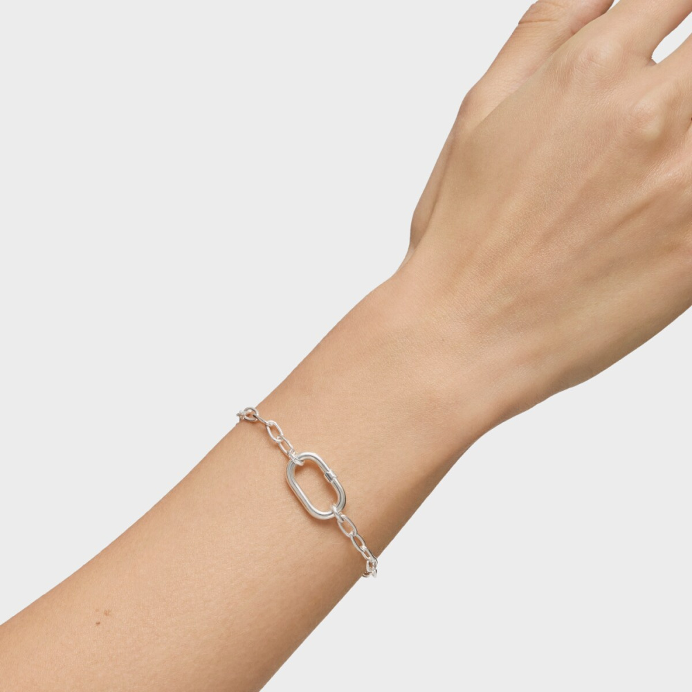 Браслет Hold Oval из серебра фото 6