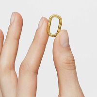 Соединительное кольцо Hold Oval из вермеля