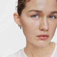 Серьги-кольца Basics из вермеля