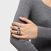 Кольцо из серебра с ониксом