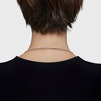 Колье Mesh Tube из нержавеющей стали, 42 см