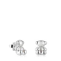 Серьги Bold Bear 3D из серебра с жемчугом