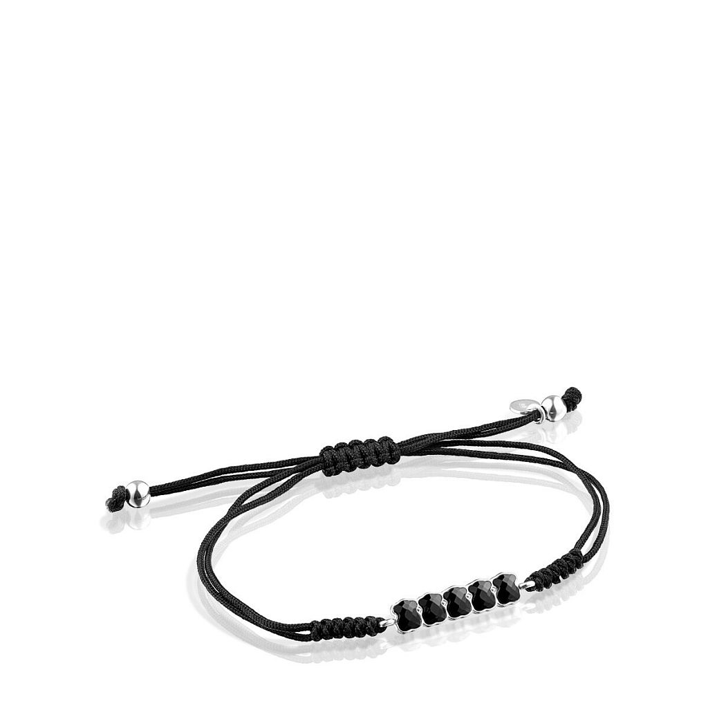 Браслет Mini Onix из серебра с ониксом