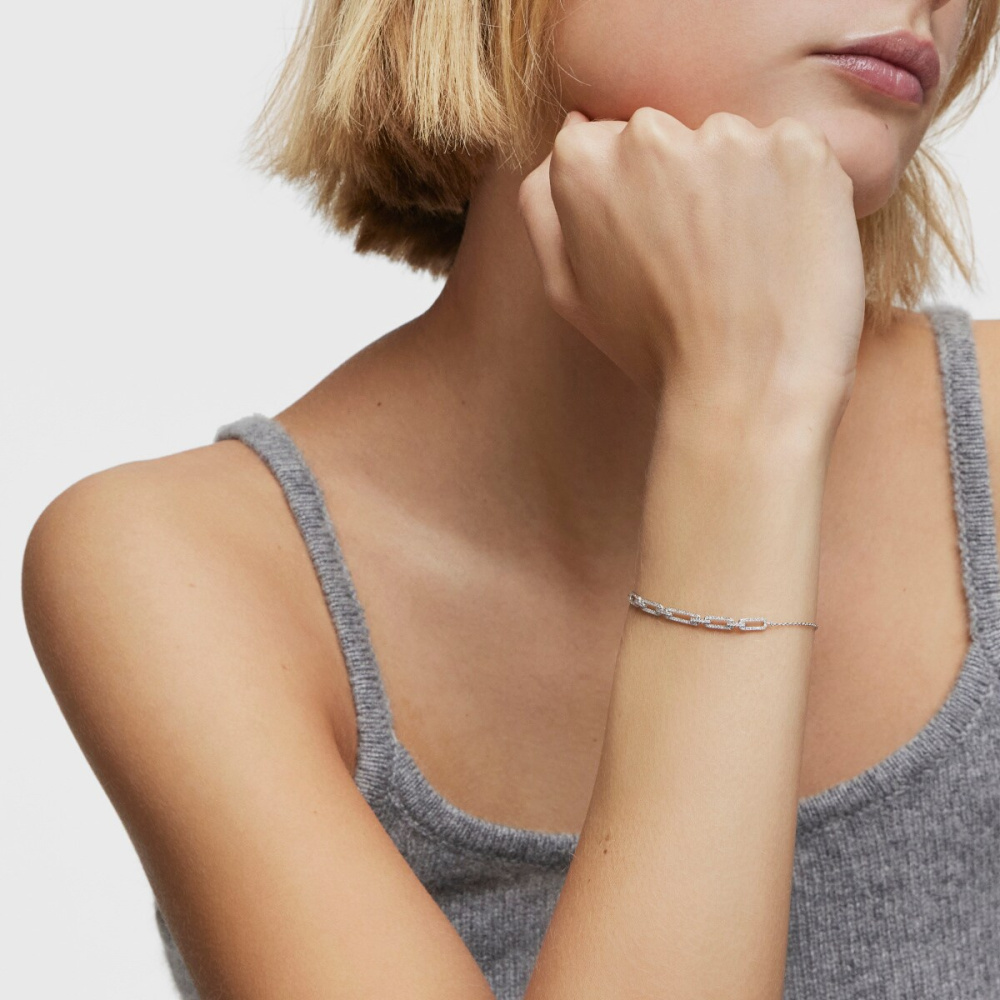 Браслет Les Classiques из белого золота с бриллиантами  фото 5